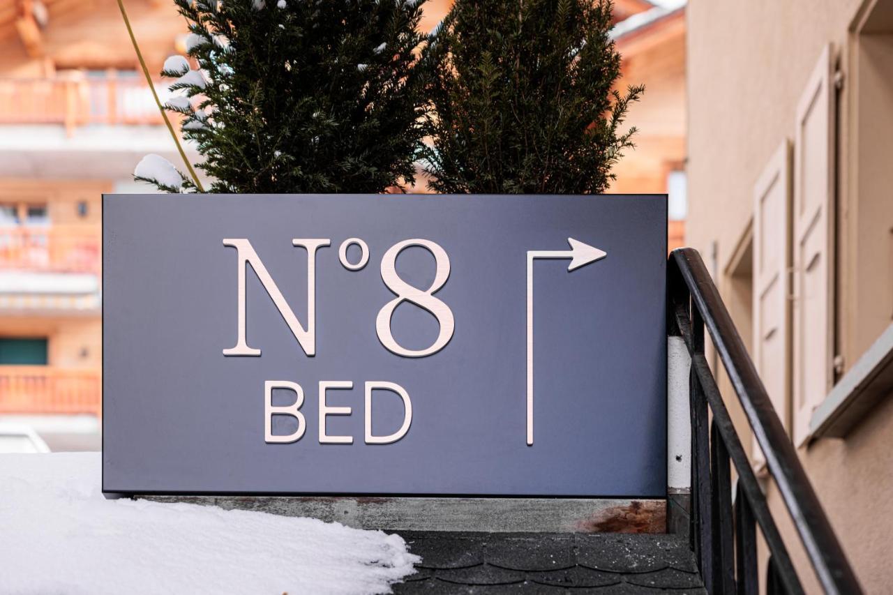 No 8 Bed & Bar Hotel Verbier Bagian luar foto