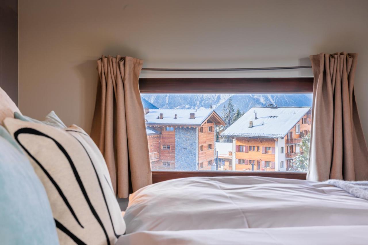 No 8 Bed & Bar Hotel Verbier Bagian luar foto