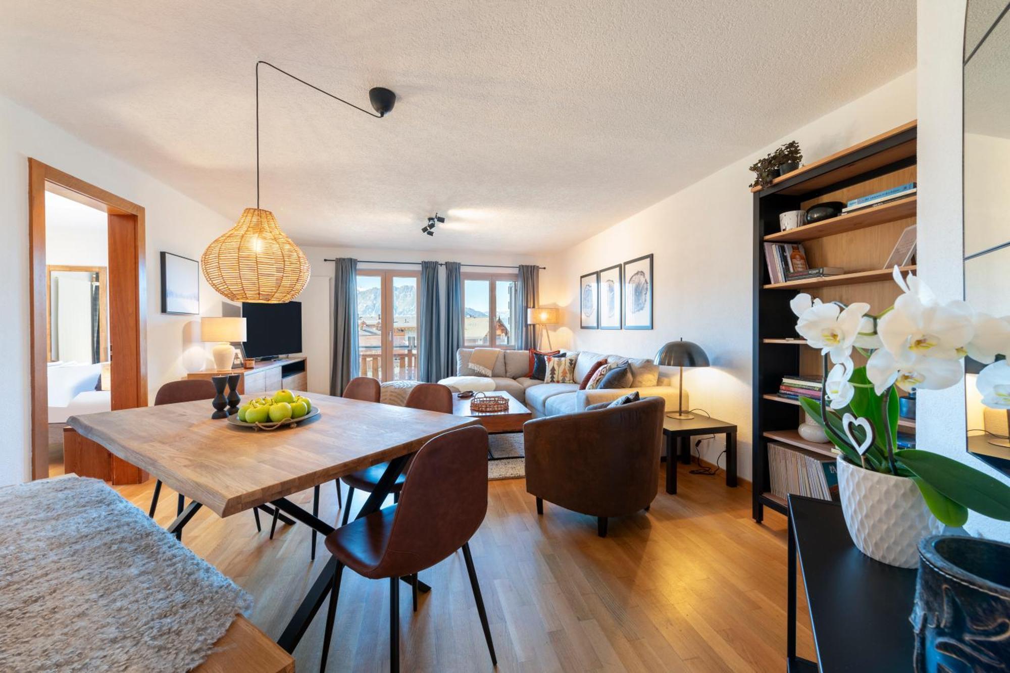No 8 Bed & Bar Hotel Verbier Bagian luar foto