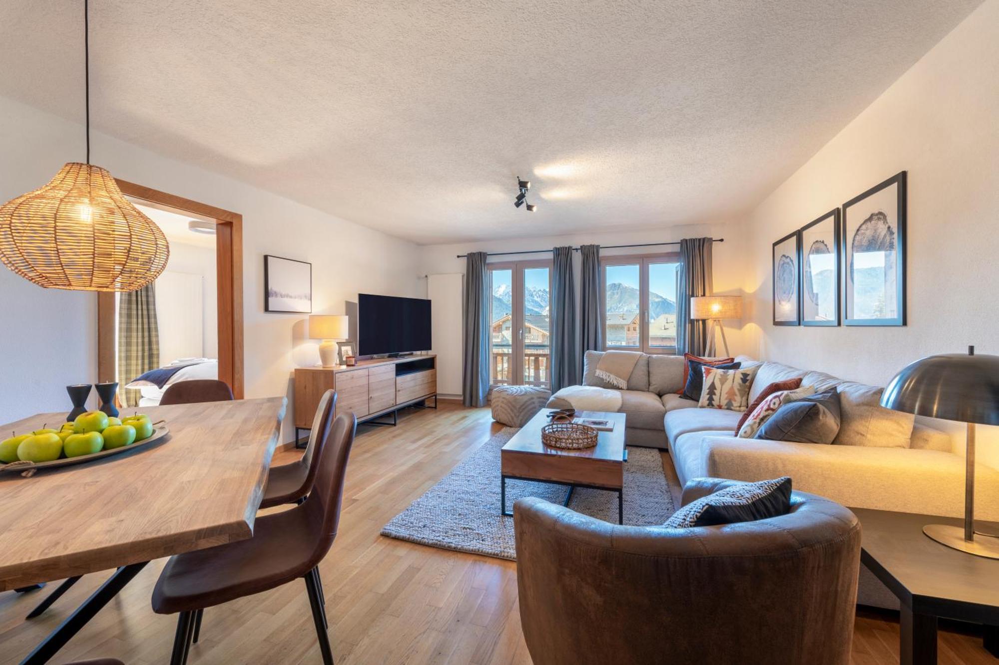 No 8 Bed & Bar Hotel Verbier Bagian luar foto